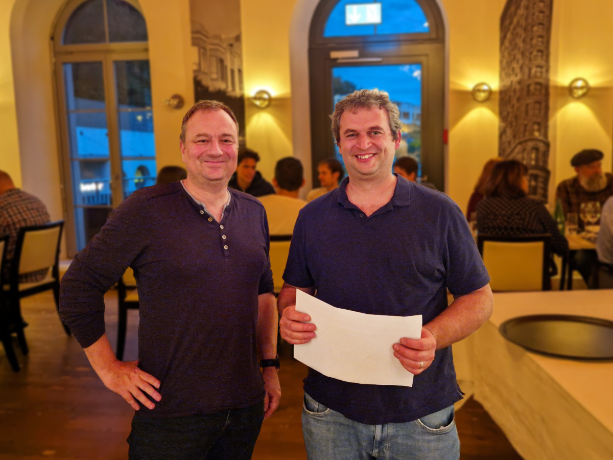 Mitarbeiter Jubiläum 10 Jahre Lukas Widler