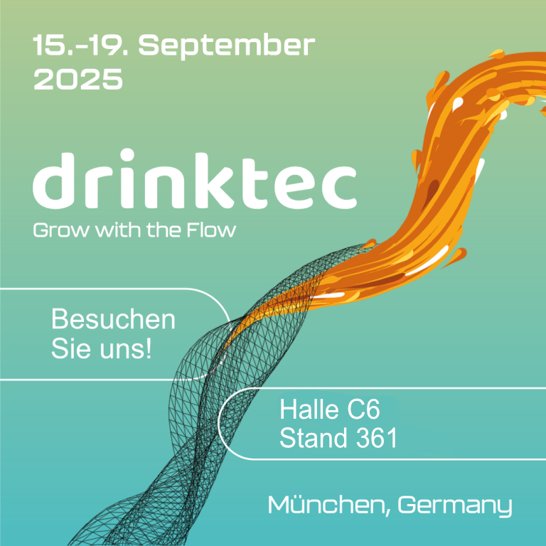 Wir sind dabei – drinktec 2025 in München!